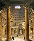 The Interior of the Pantheon, Rome, Looking North from the Main Altar to the Entrance by Unknown Artist
